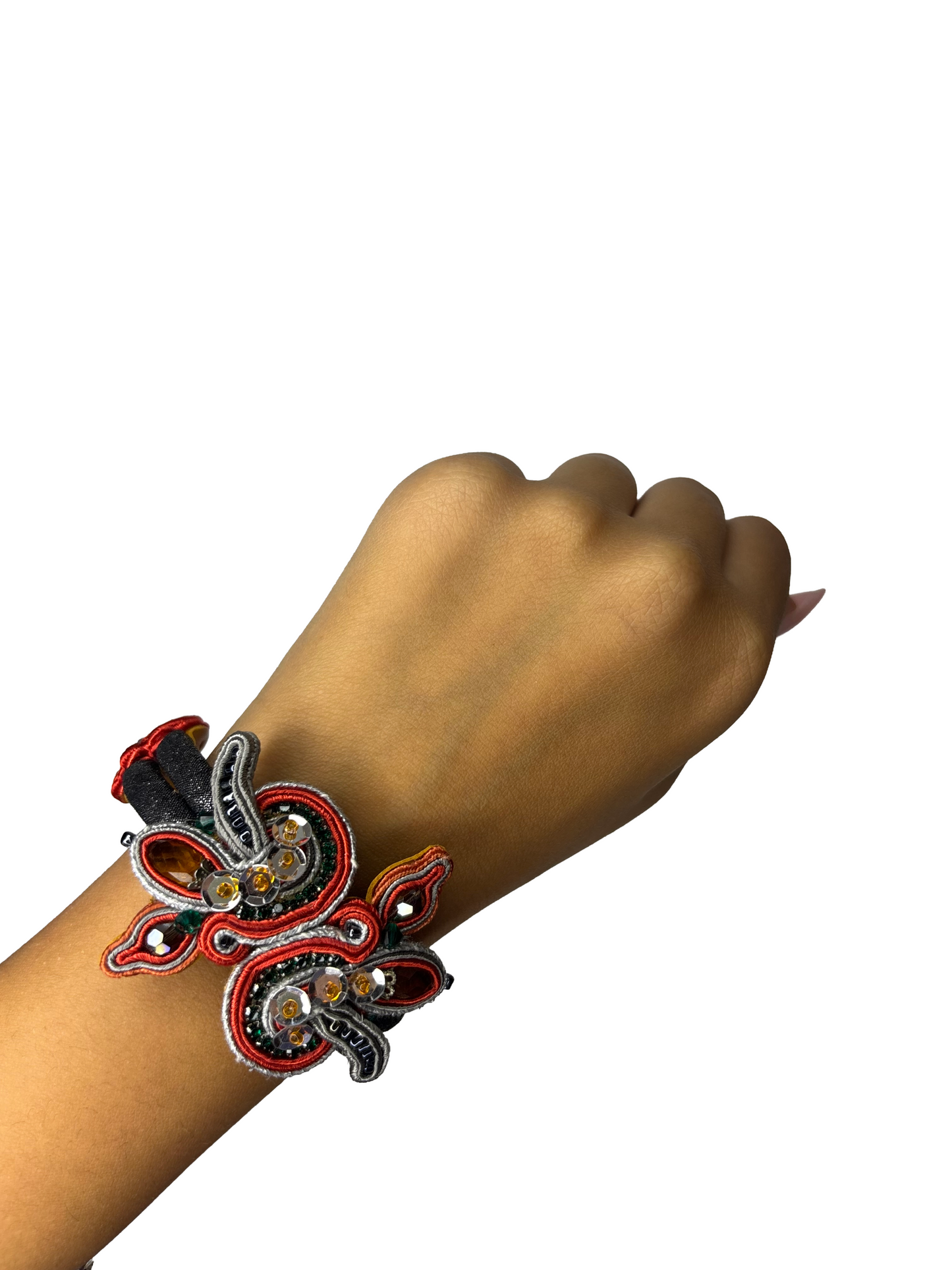 Bracciale Crystal Serenity – Soutache fatto a mano | Vilschic Luxury Bijou