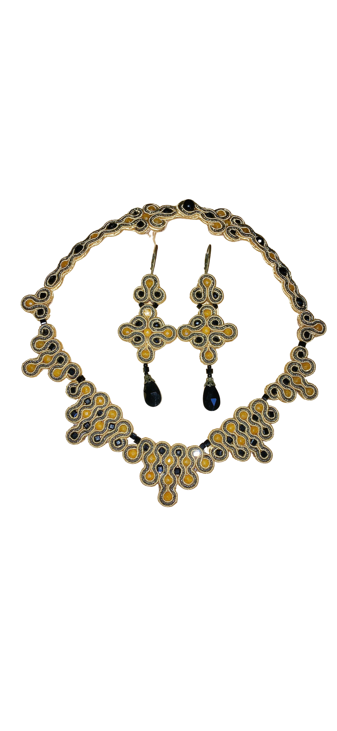 Collana Soutache Pharaon Eclisse – Vilschic Luxury Bijou