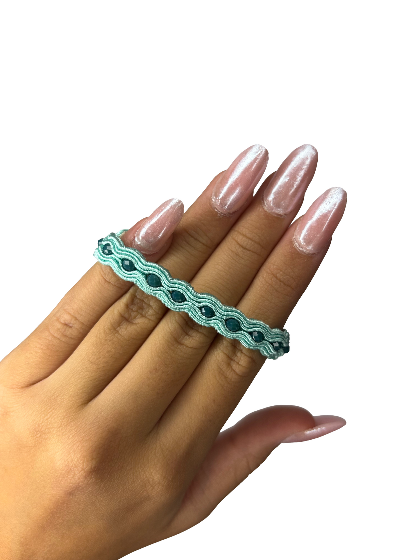 Bracciale Aqua Essence – Soutache fatto a mano | Vilschic Luxury Bijou