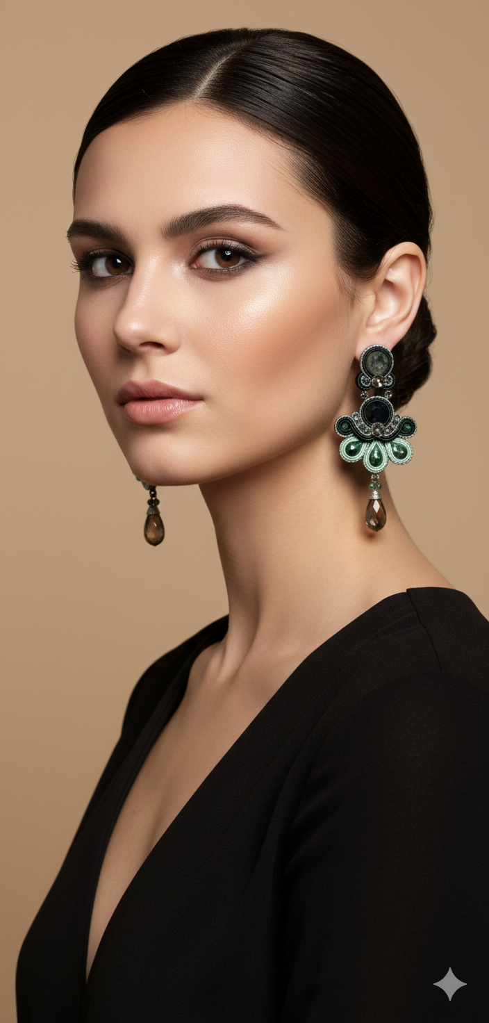 Orecchini Soutache Éclat du Regard – fatto a mano | Vilschic Luxury Bijou
