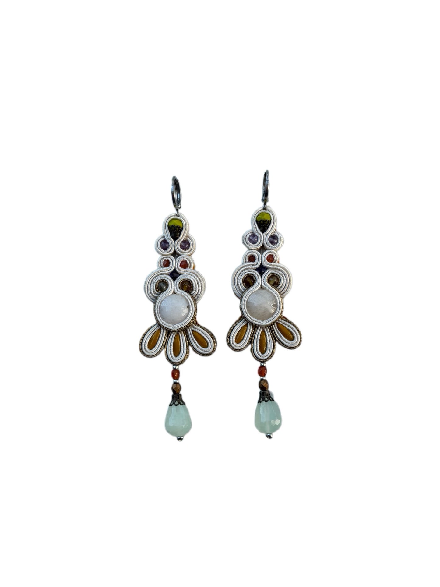 Orecchini Soutache Mystic Earth – fatto a mano | Vilschic Luxury Bijou