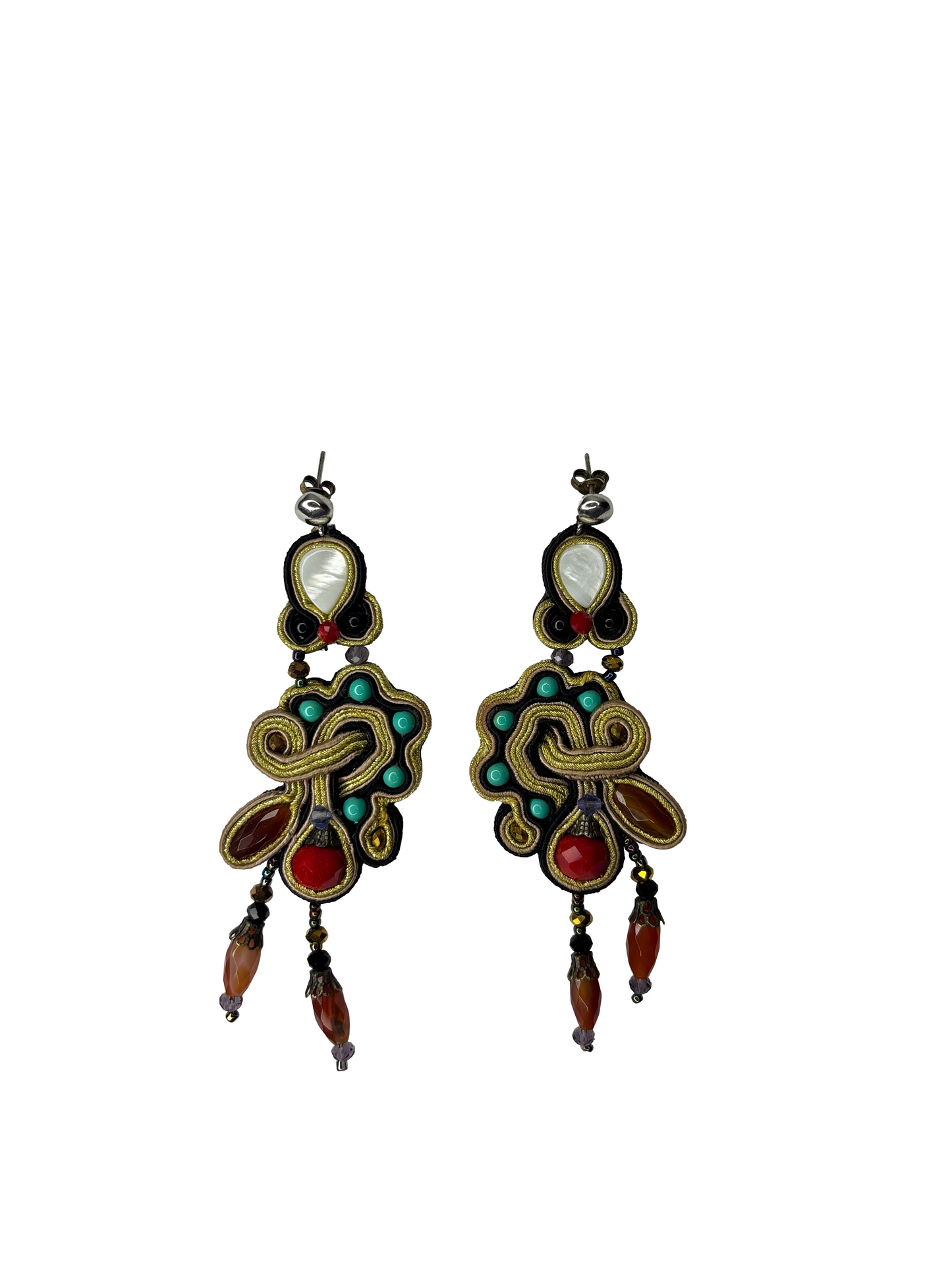 Orecchini Soutache Amina – fatto a mano | Vilschic Luxury Bijou