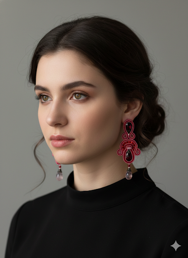 Orecchini Soutache Nahia – fatto a mano | Vilschic Luxury Bijou