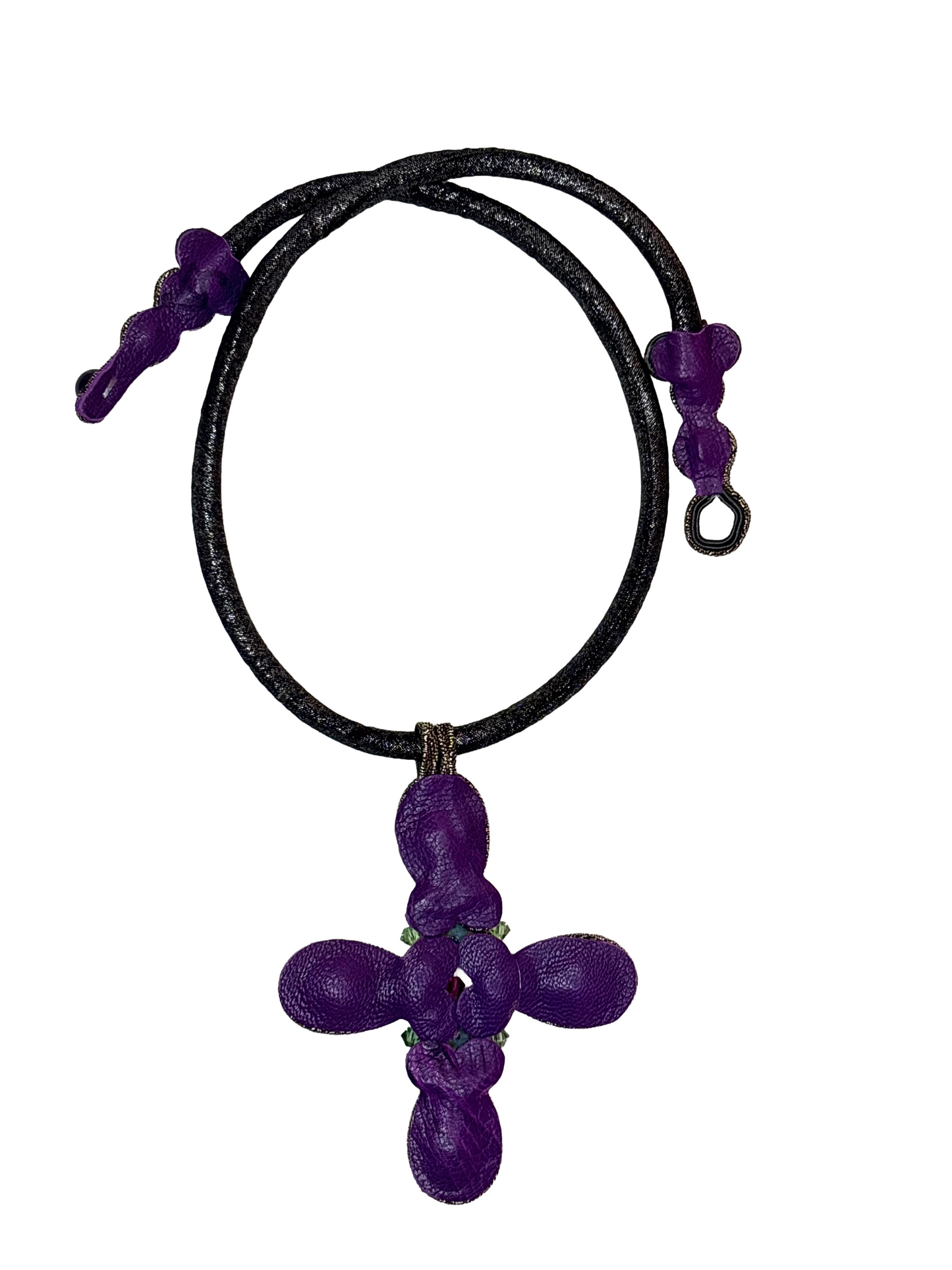 Collana - Cross ametista collezione Oasi di Smeraldo