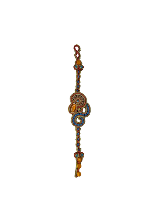 Bracciale Aurora Prism – Soutache fatto a mano | Vilschic Luxury Bijou
