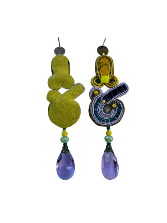 Orecchini Soutache Gül – fatto a mano | Vilschic Luxury Bijou