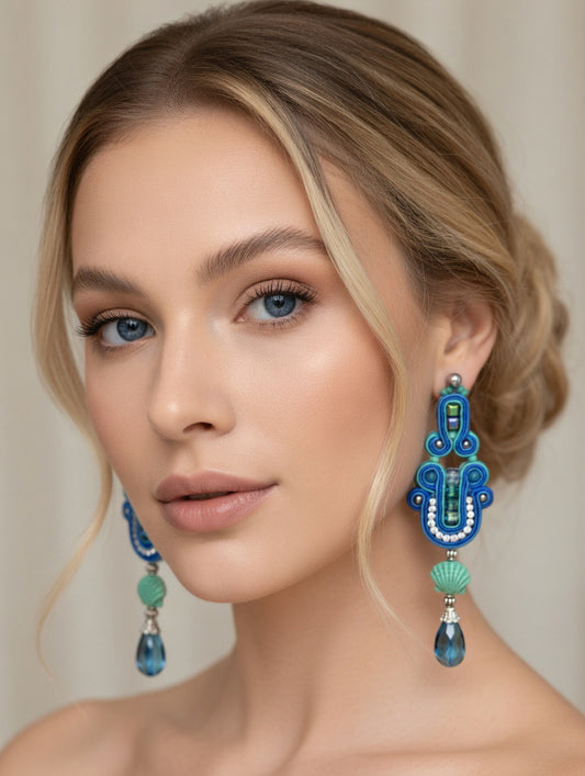 Orecchini Soutache Artigianali Saint-Tropez Riviera