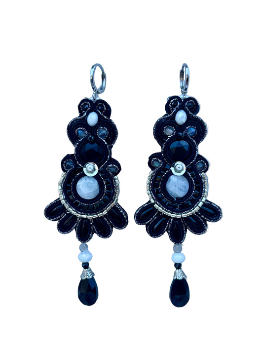 Orecchini Soutache Noctiluce – fatto a mano | Vilschic Luxury Bijou