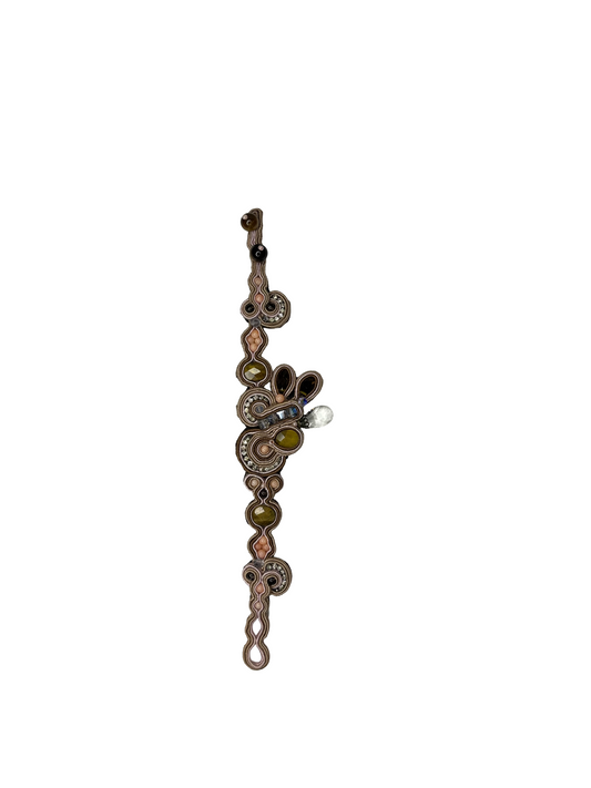 Bracciale Earth Light – Soutache fatto a mano | Vilschic Luxury Bijou
