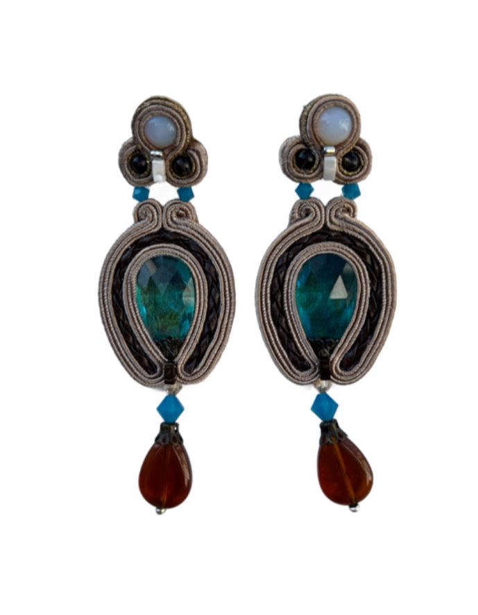 Orecchini Soutache Narin – fatto a mano | Vilschic Luxury Bijou
