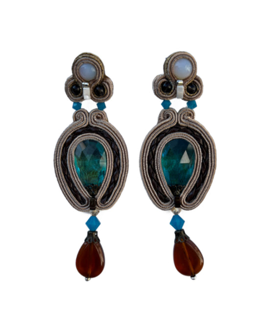 Orecchini Soutache Narin – fatto a mano | Vilschic Luxury Bijou