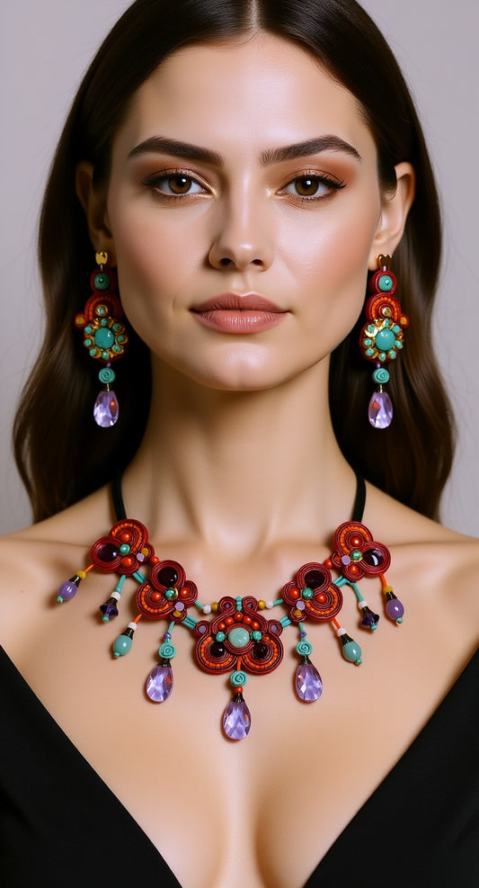 Collana Soutache Porto Fino | Vilschic