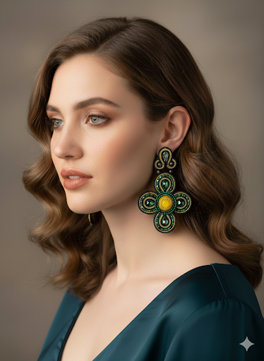 Orecchini Soutache Luzia – fatto a mano | Vilschic Luxury Bijou
