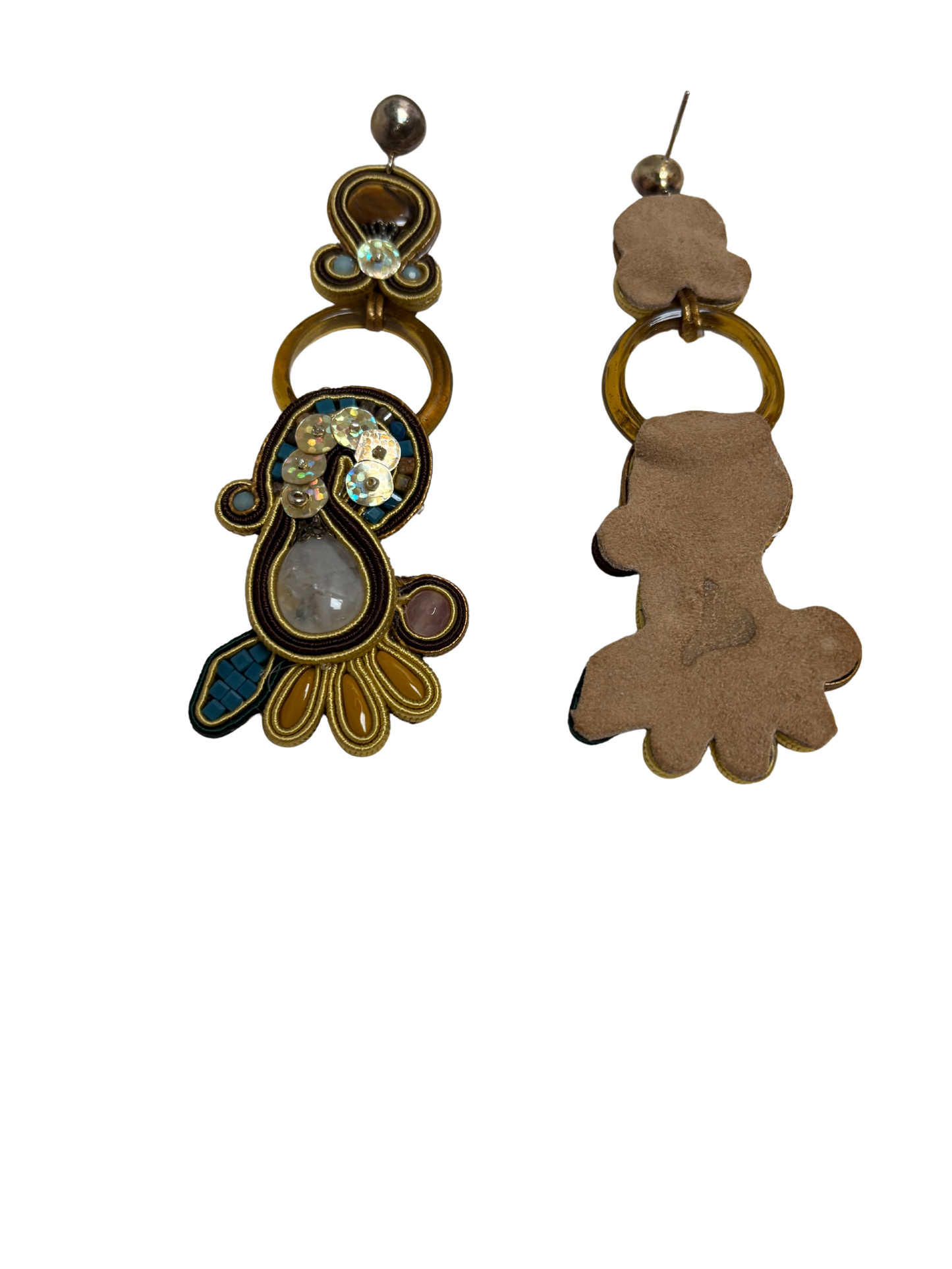 Orecchini Soutache Leonir Clarté – fatto a mano | Vilschic Luxury Bijou