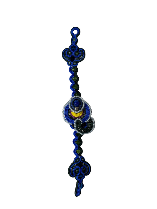 Bracciale Midnight Energy – Soutache fatto a mano | Vilschic Luxury Bijou