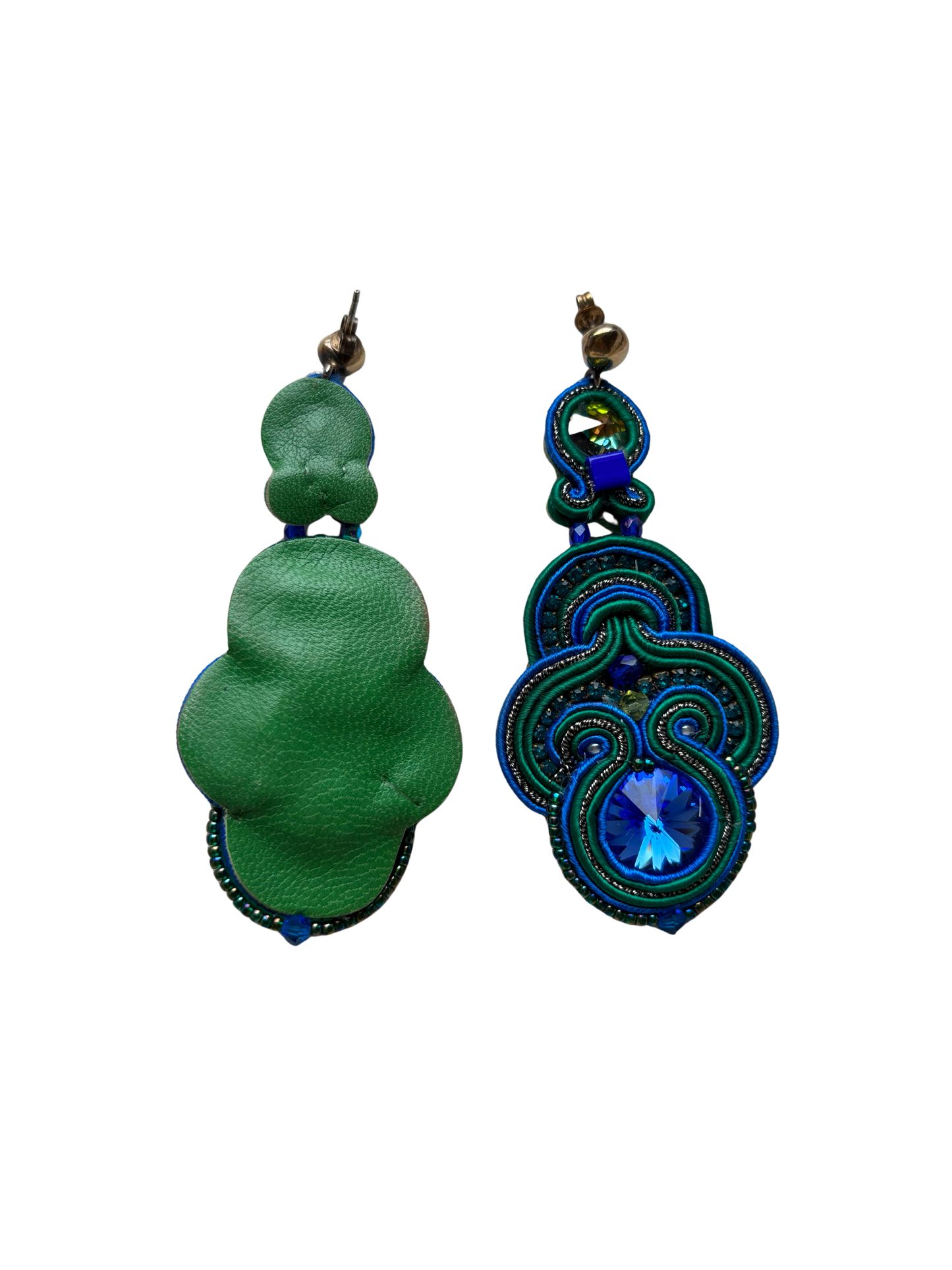 Orecchini Soutache Eternal Saphir – fatto a mano | Vilschic Luxury Bijou