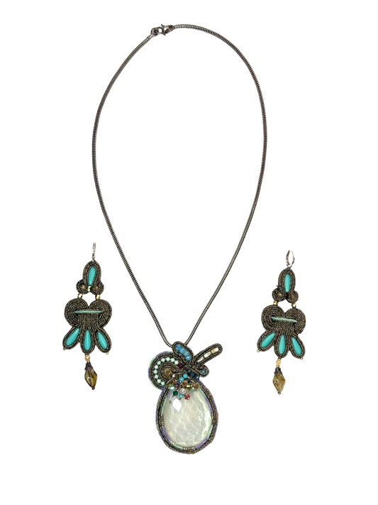 Moolight Grace – Collier in argento e cristallo di Boemia