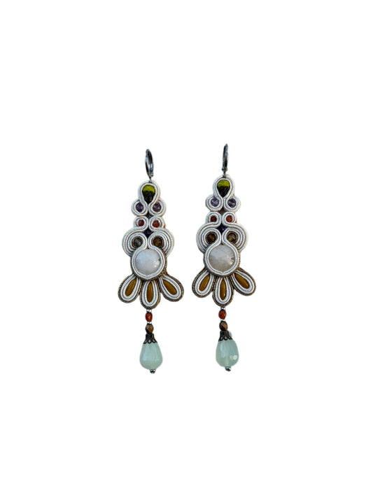 Orecchini Soutache Mystic Earth – fatto a mano | Vilschic Luxury Bijou