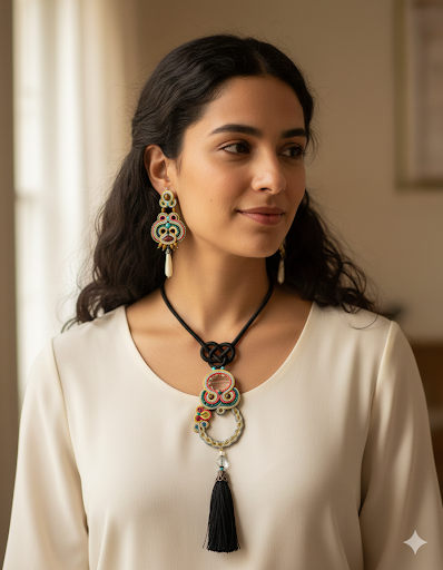 Collana Soutache Savanna Muse – Vilschic Luxury Bijou