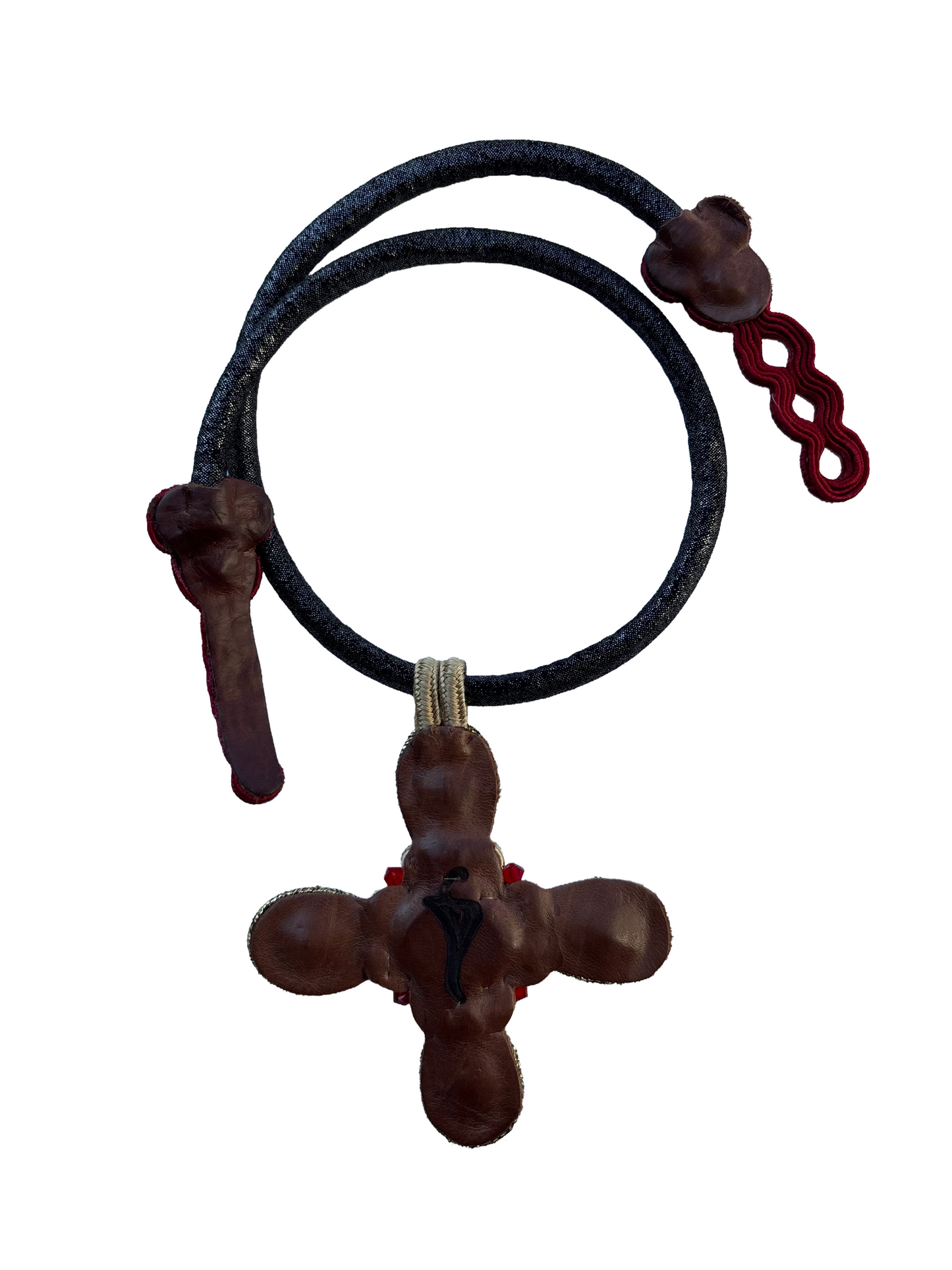 Collana - CROSS ACQUAMARINA collezione Oasi di Smeraldo