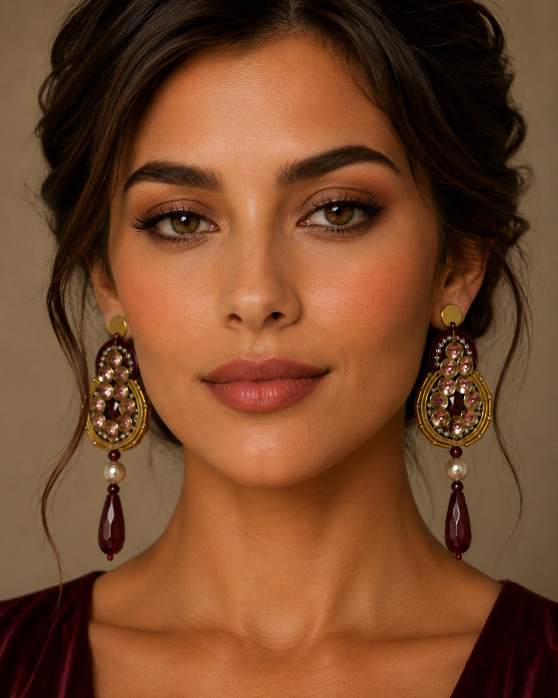 Orecchini Soutache Octavia – Collezione Roma Eterna | Vilschic Luxury Bijoux