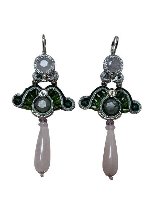 Orecchini Soutache Éclat de Lumière – fatto a mano | Vilschic Luxury Bijou