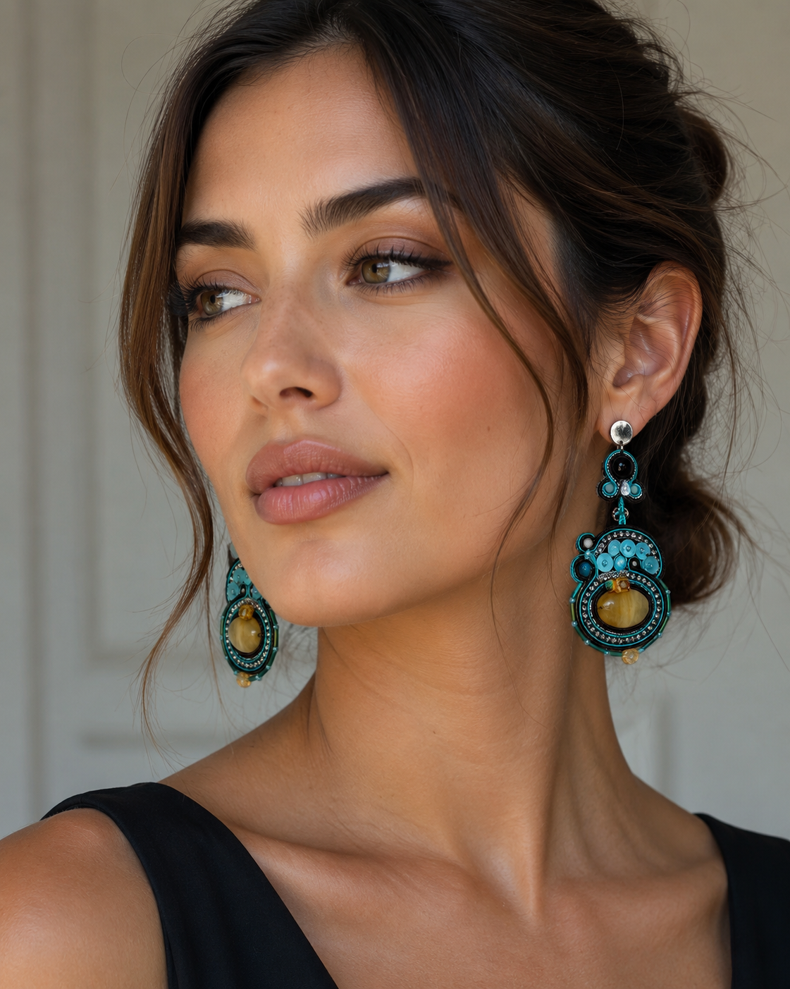 Orecchini Soutache Artigianali Nereide Collezione Taormina